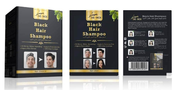 BLACK COLOR HAIR SHAMPOO