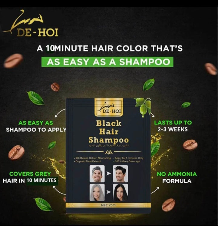 BLACK COLOR HAIR SHAMPOO