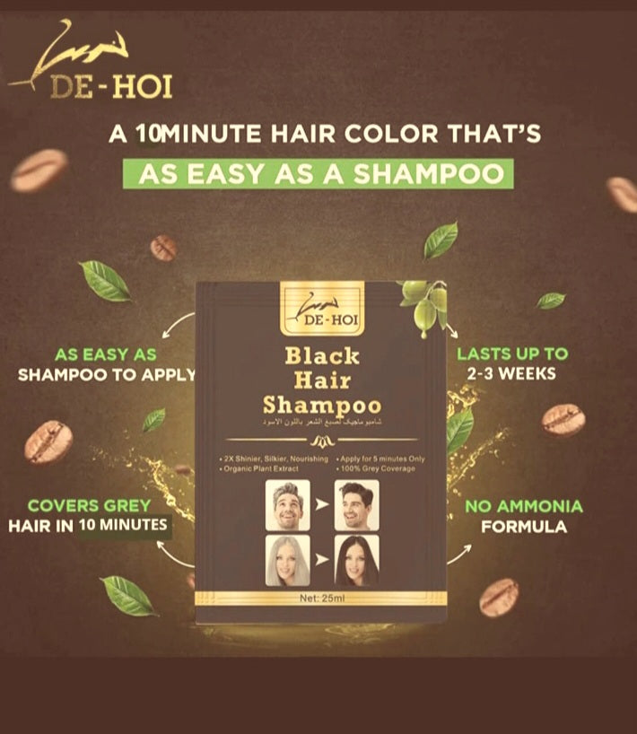 BLACK COLOR HAIR SHAMPOO