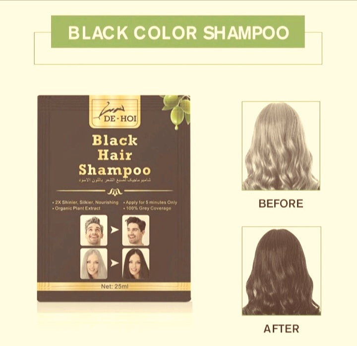 BLACK COLOR HAIR SHAMPOO