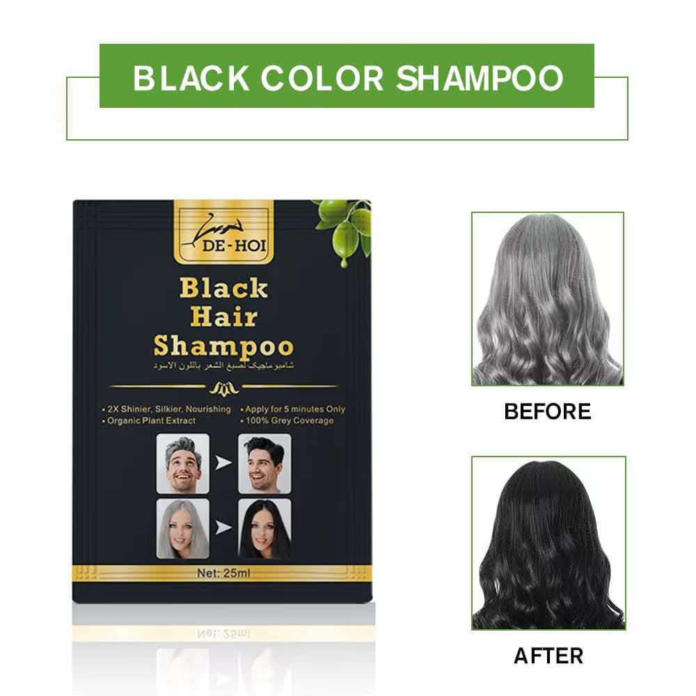 BLACK COLOR HAIR SHAMPOO